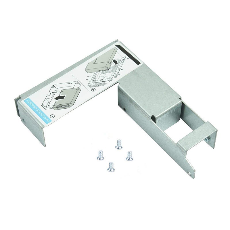 Highfine 2.5" 9W8C4 Y004G SSD Adapter Bracket for DELL 3.5" F238F G302D X968D F9541 SAS SATA Hard Drive Caddy Tray Enclosure with Screws - Image 1